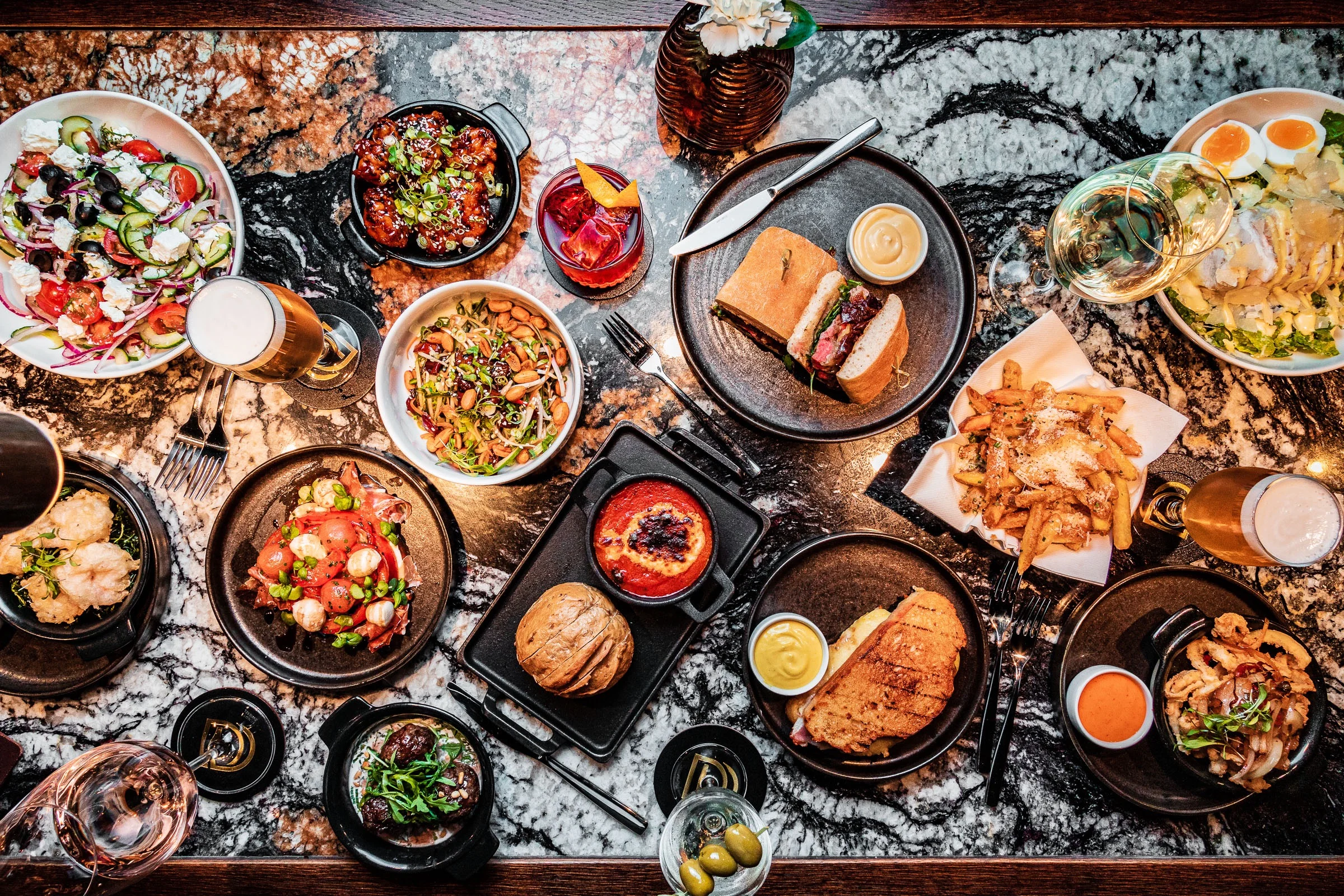 FOOD AT THE BAR Menu